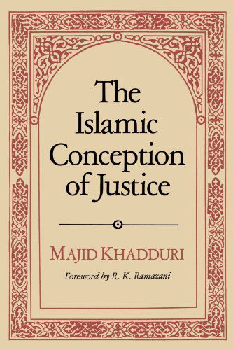 Cover for Majid Khadduri · The Islamic Conception of Justice (Paperback Book) (2002)