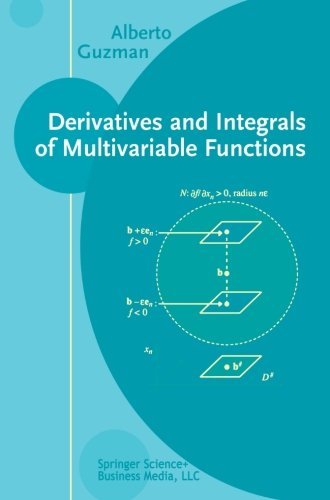 Cover for Alberto Guzman · Derivatives and Integrals of Multivariable Functions (Paperback Bog) (2003)