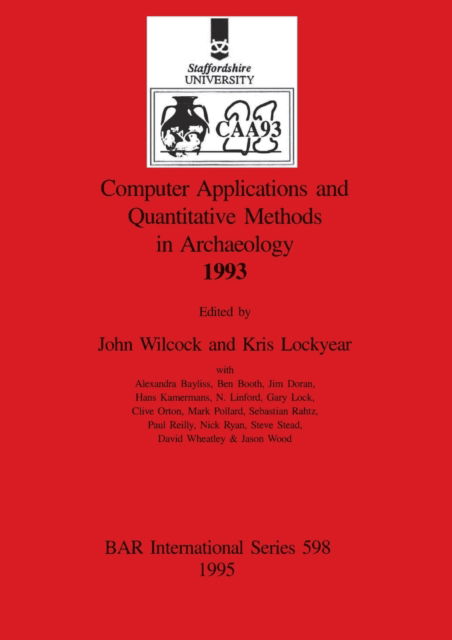 Cover for Computer applications and quantitative methods in archaeology, 1993 (N/A) (1995)
