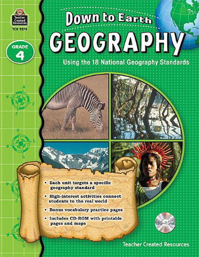 Cover for Ruth Foster · Down to Earth Geography, Grade 4 (Paperback Book) (2008)