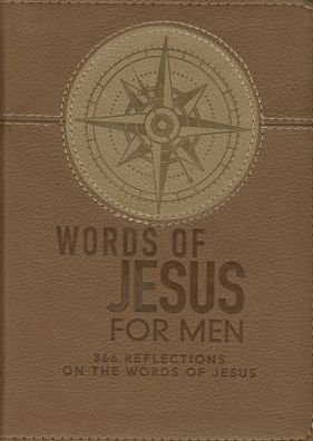Cover for Christian Art Gifts · Lux-leather Brown - Words of Jesus for men (Hardcover bog) (2015)