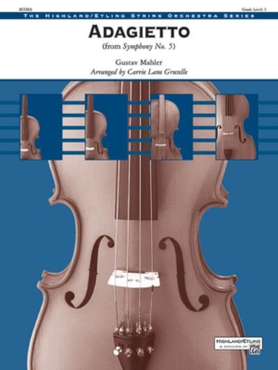 Cover for Gustav Mahler · Adagietto from Symphony No. 5 (Paperback Book) (1997)