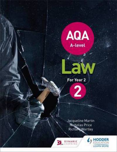 AQA A-level Law for Year 2 - Jacqueline Martin - Books - Hachette Learning - 9781510401747 - October 26, 2018