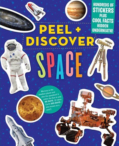 Cover for Workman Publishing · Peel + Discover: Space (Pocketbok) (2020)