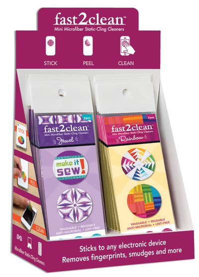Cover for C&amp;T Publishing · Fast2clean Jewel &amp; Rainbow Mini Microfiber Static-Cling Cleaners Pop (MERCH) (2015)