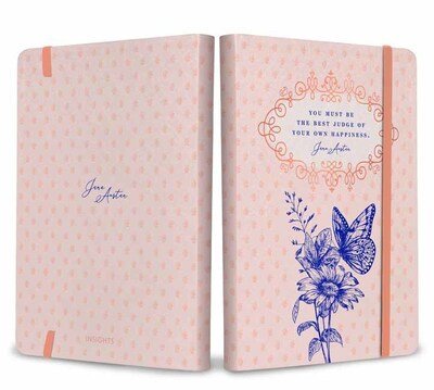 Cover for Insight Editions · Jane Austen: Best Judge of Your Own Happiness Softcover Notebook - Jane Austen Notebook (Paperback Bog) (2020)