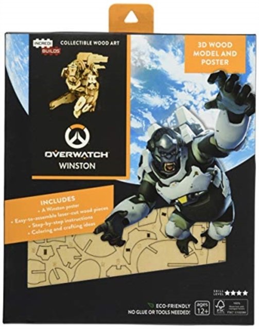 IncrediBuilds: Overwatch: Reinhardt 3D Wood Model and Poster - Incredibuilds - Insight Editions - Bøger - Insight Editions - 9781682982747 - 1. marts 2019