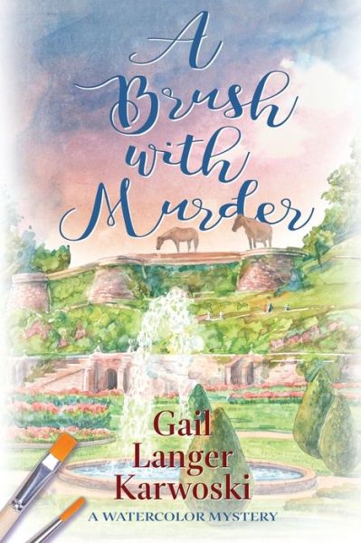 Cover for Lang Karwoski Gail · A Brush with Murder (Paperback Bog) (2022)