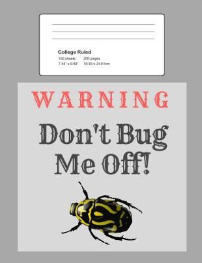 Cover for Katya · Warning - Don't Bug Me Off! (Paperback Book) (2018)