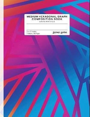 Cover for Stepney Books · Medium Hexagonal Graph Composition Book (Pocketbok) (2018)