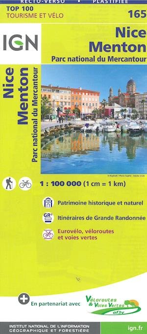 Cover for Ign · IGN TOP100: TOP100: 165 Nice - Menton - Parc National du Mercantour (Drucksachen) (2019)