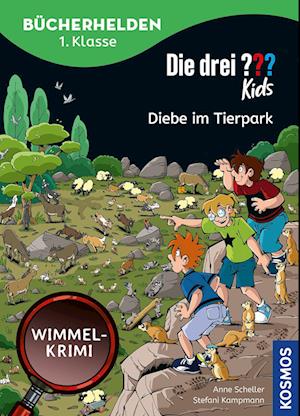 Die drei ??? Kids, Bücherhelden 1. Klasse, Diebe im Tierpark - Anne Scheller - Books - Kosmos - 9783440180747 - January 20, 2025