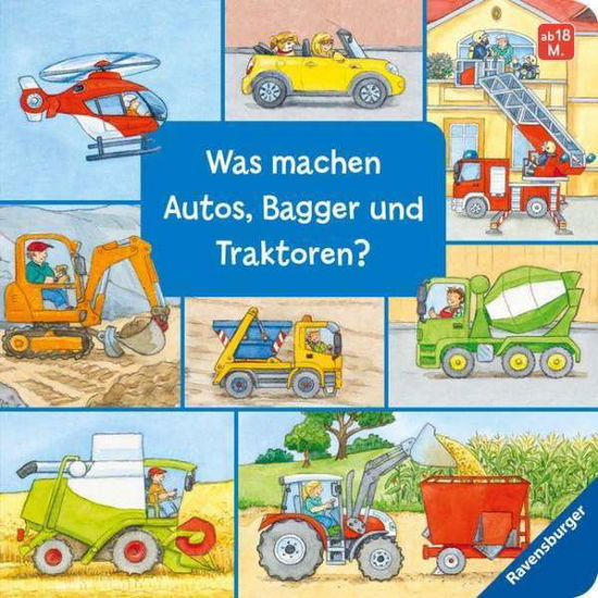 Cover for Gernhäuser · Was machen Autos, Bagger und (Bok)