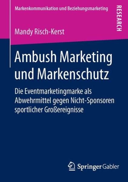 Cover for Risch-Kerst · Ambush Marketing und Marken (Bok) (2015)