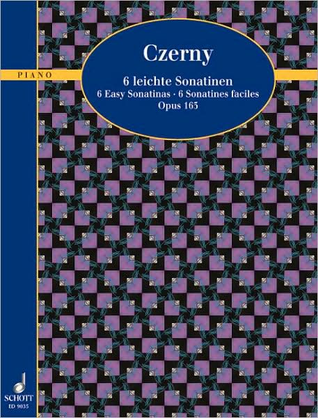 6 Easy Sonatas, Op. 163 (Schott Piano Classics) - Carl Czerny - Kirjat - Schott - 9783795754747 - torstai 1. helmikuuta 2001