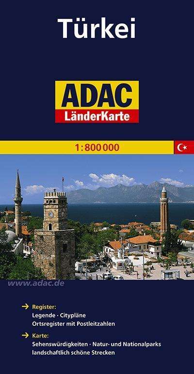 Cover for ADAC Verlag · Türkei - Turkey, ADAC Länderkarte 1:800.000 (Hardcover Book) (2011)