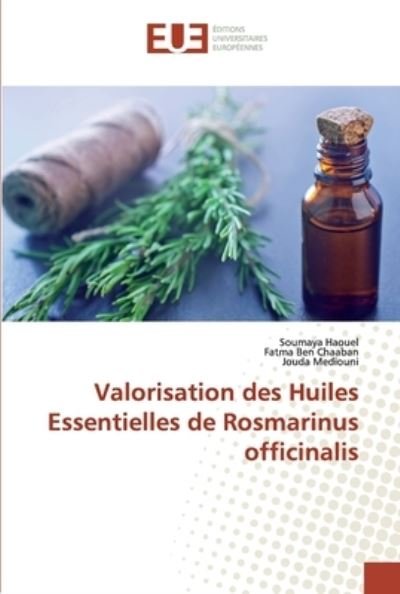 Cover for Haouel · Valorisation des Huiles Essentie (Buch) (2019)