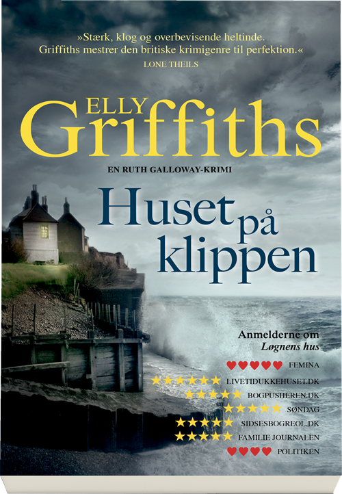 Cover for Elly Griffiths · Ruth Galloway: Huset på klippen (Sewn Spine Book) [1º edição] (2019)