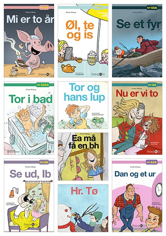 Rap Bogpakke 2 - Letlæsning for børn -  - Bøger - Straarup & Co - 9788770181747 - 12. oktober 2018