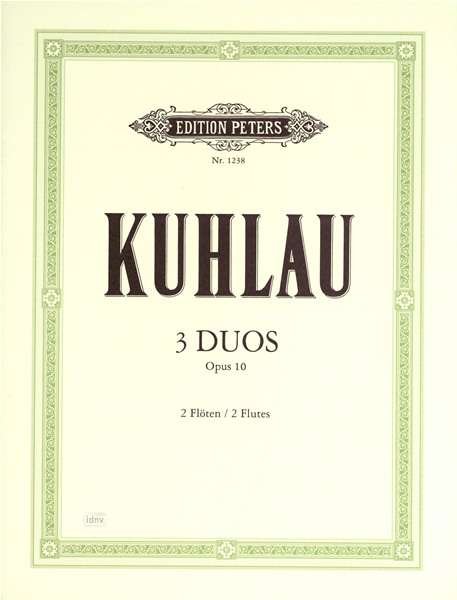 Drei Duos op. 10 - Kuhlau - Libros -  - 9790014006747 - 