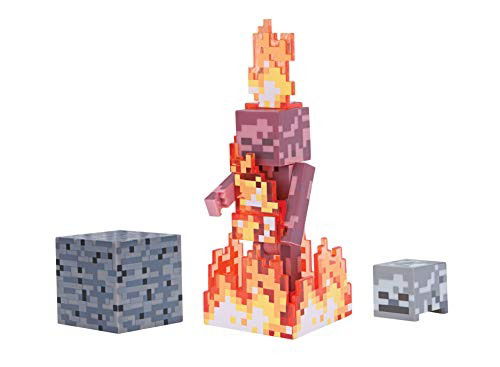 Cover for Character · Minecraft - 3&quot; Action Figure - Skeleton on Fire (MERCH)