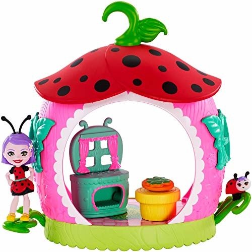 Mattel Enchantimals Teeny Kitchen Playset with Ladelia Ladybug & Vine Doll (FXM98) - Mattel - Merchandise -  - 0887961695748 - 