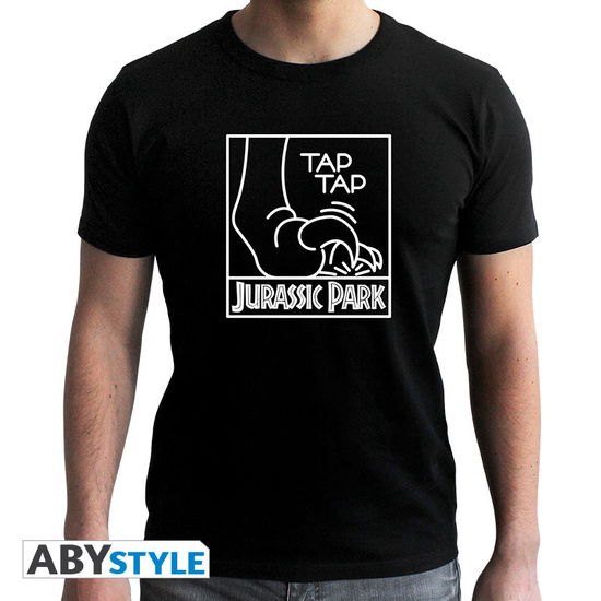 JURASSIC PARK - Tshirt Tap Tap man SS black - ne - T-Shirt Männer - Merchandise - ABYstyle - 3665361045748 - February 7, 2019