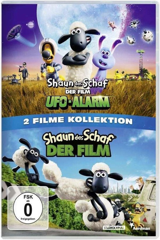 Cover for Shaun Das Schaf-der Film: 1 &amp; 2 (DVD) (2020)