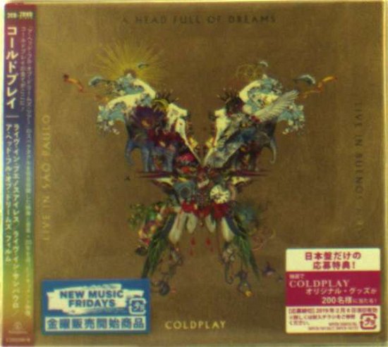 Cover for Coldplay · Live in Sao Paulo + Live in Buenos Aires + a Head Full of Dreams (Film) (CD) [Japan Import edition] (2018)