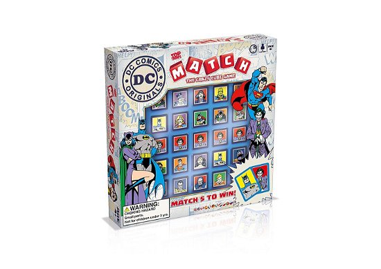 Cover for Top Trumps Match DC Comics Boardgames · DC Comics Game (Paperback Book) (2024)
