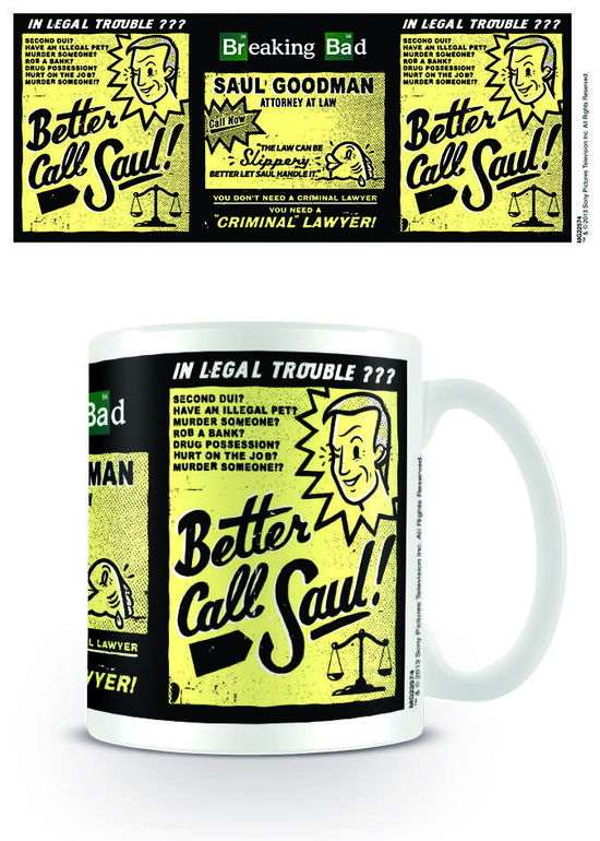 Breaking Bad - Better Call Saul (Tazza) - Breaking Bad - Mercancía - HOLE IN THE WALL - 5050574225748 - 27 de junio de 2014