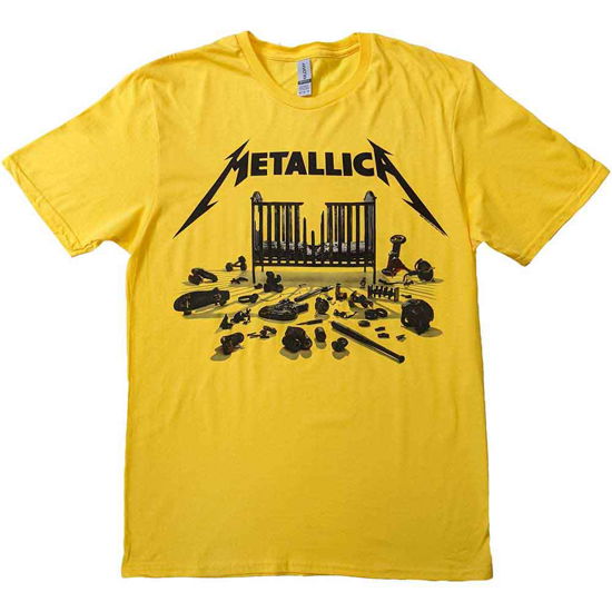 Metallica Unisex T-Shirt: 72 Seasons Simplified Cover - Metallica - Mercancía - PHD - 5056187759748 - 14 de abril de 2023