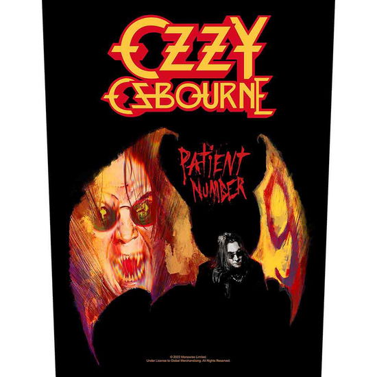 Cover for Ozzy Osbourne · Ozzy Osbourne Back Patch: Patient No. 9 (MERCH) (2023)