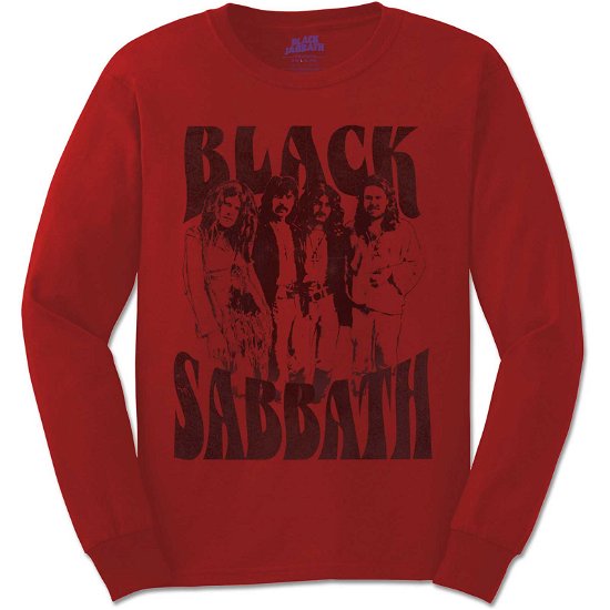 Black Sabbath Unisex Long Sleeve T-Shirt: Band and Logo - Black Sabbath - Mercancía -  - 5056561049748 - 
