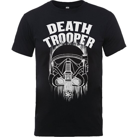 Star Wars: Rogue One Death Trooper Black (T-Shirt Bambino 9/11 Anni) - Star Wars - Annan - Brands In Ltd - 5057245254748 - 