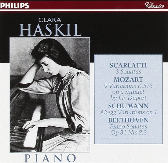 Cover for Clara Haskil · Scarlatti:mozart:schumann:beet (CD)