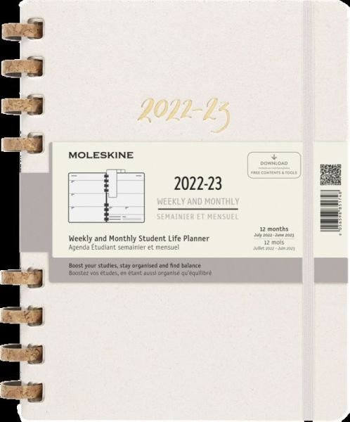 Cover for Moleskine · 2023 12m XL Student Life Spiral Planner (Spiral Book) (2022)