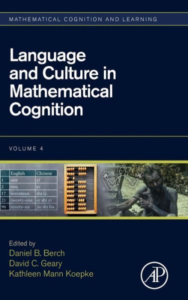 Cover for Daniel Berch · Language and Culture in Mathematical Cognition - Mathematical Cognition and Learning (Print) (Gebundenes Buch) (2018)