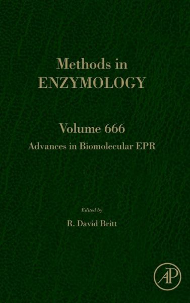 Cover for Advances in Biomolecular EPR (Hardcover Book) (2022)