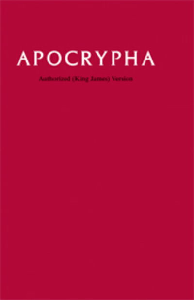 Cover for Apocrypha Akjv Text Edition Re · KJV Apocrypha Text Edition, KJ530:A (Innbunden bok) [Authorized King James edition] (1983)