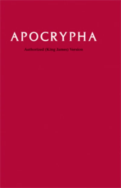 Cover for Apocrypha Akjv Text Edition Re · KJV Apocrypha Text Edition, KJ530:A (Hardcover Book) [Authorized King James edition] (1983)