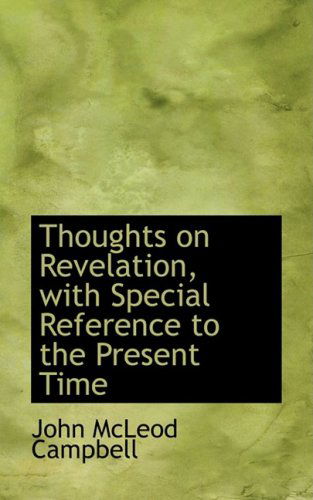 Cover for John Mcleod Campbell · Thoughts on Revelation, with Special Reference to the Present Time (Paperback Book) (2008)