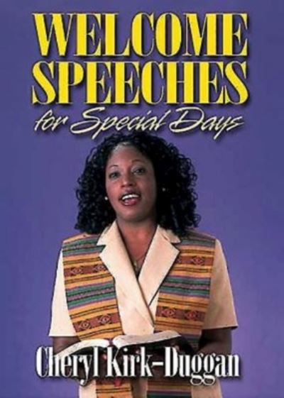 Cover for Cheryl Kirk-duggan · Welcome Speeches for Special Days (Paperback Book) (2002)