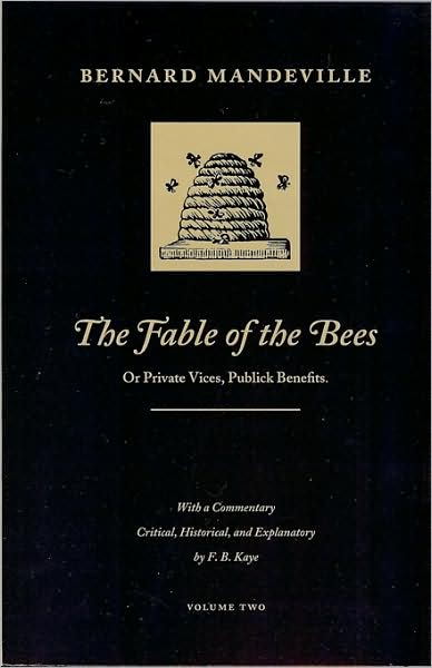 Cover for Bernard Mandeville · Fable of the Bees Vol 2 (Hardcover Book) [Facsimile Ed edition] (1988)