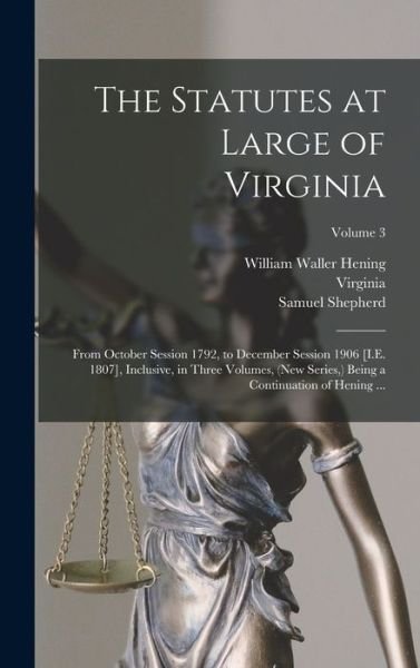 Cover for Virginia · Statutes at Large of Virginia (Bok) (2022)