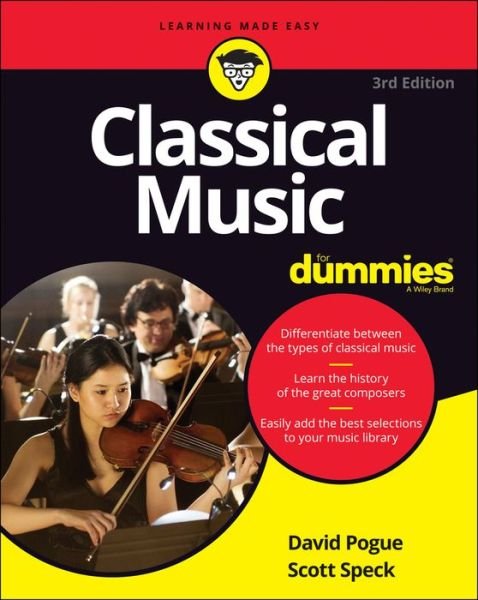 Cover for Pogue, David (The New York Times) · Classical Music For Dummies (Paperback Book) (2022)