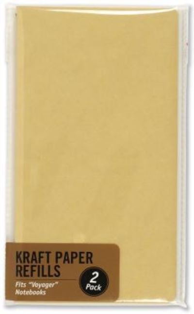 Cover for Inc Peter Pauper Press · Jrnl Voyager Refill Kraft Paper (Innbunden bok) (2019)