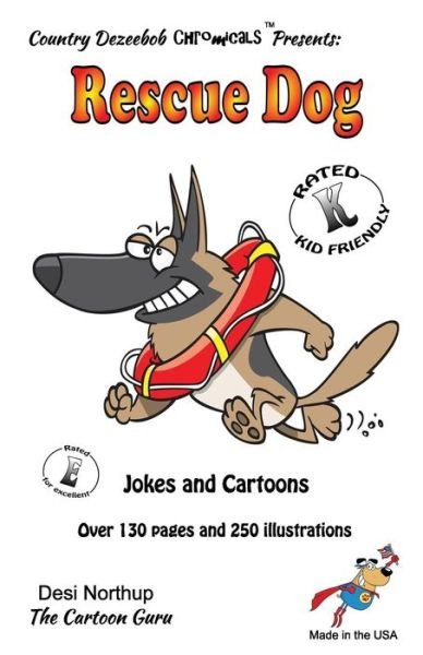 Cover for Desi N Northup · Rescue Dog -- Jokes and Cartoons: in Black ] White (Paperback Bog) (2014)