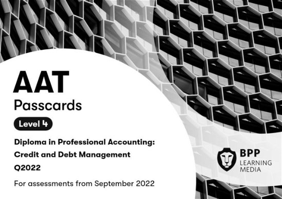 Cover for BPP Learning Media · AAT Credit and Debt Management: Passcards (Spiral Book) (2021)
