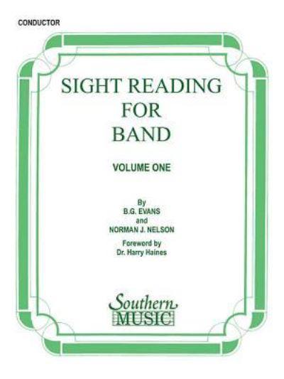 Cover for Billy Evans · Sight Reading for Band, Book 1 (Sheet music) (1991)